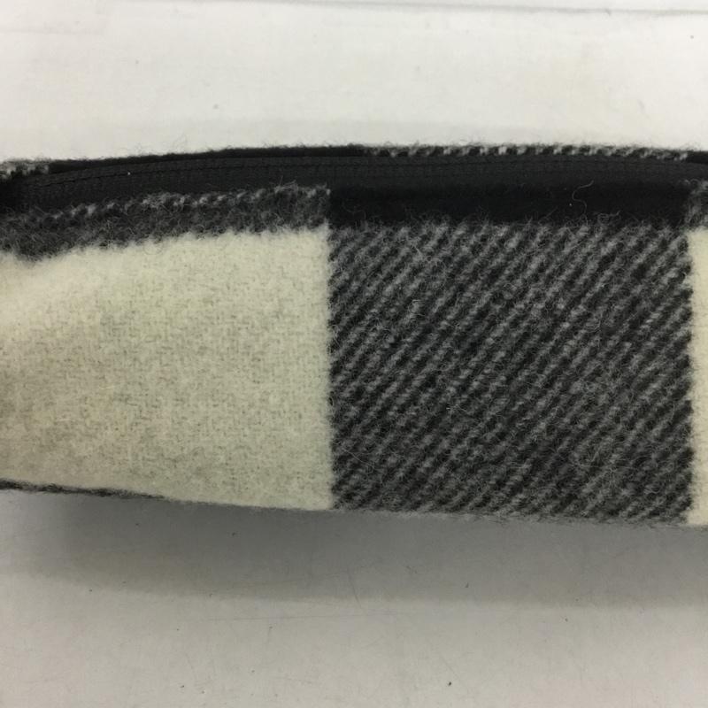 ポーター PORTER ファッション小物 ファッション小物 ペンケース ESSENTIAL DESIGNS チェック ロゴ、文字 白 / ホワイト / X 黒 / ブラック / メンズ USED 古着 中古 10139077