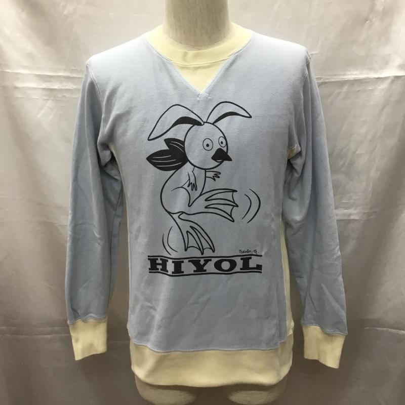 セタガヤベース 世田谷ベース トレーナー 長袖 M プリント 水色 / ライトブルー / メンズ USED 古着 中古 10108987