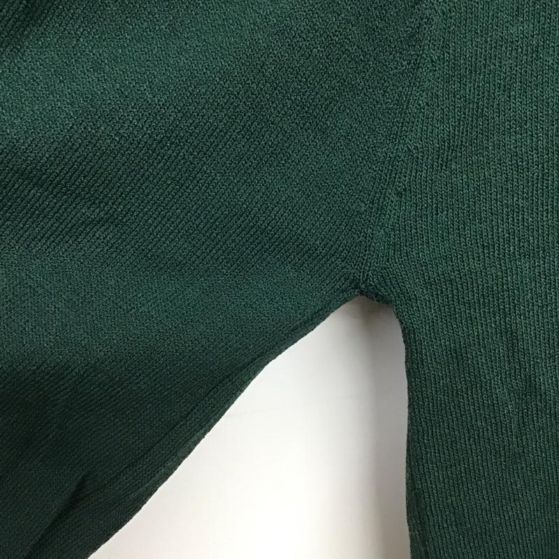 ザラ ZARA カットソー 長袖 M 無地 緑 / グリーン / レディース USED 古着 中古 10139496