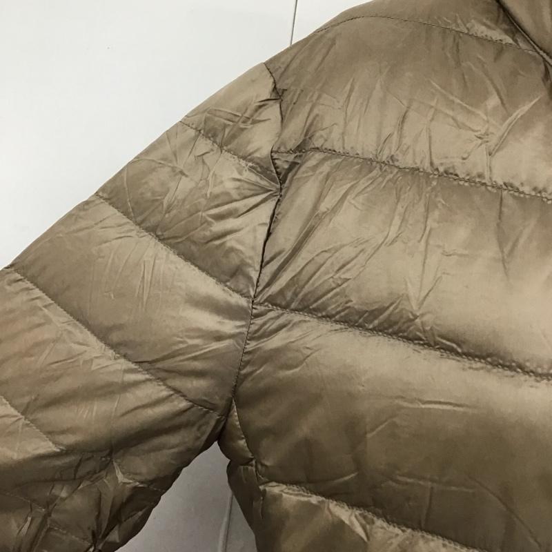 ユニクロ UNIQLO ジャケット、上着 ジャケット、ブレザー 211-173350 ウルトラライトダウン ダウンジャケット ジップアップジャケット XL 無地 茶 / ブラウン / レディース USED 古着 中古 10118003