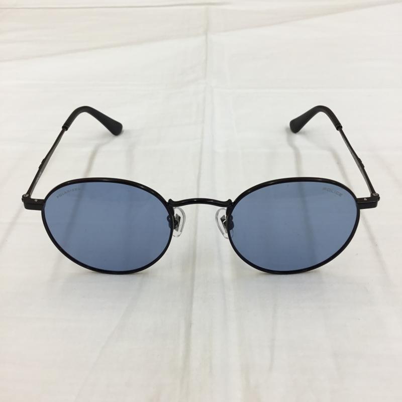 ポリス POLICE めがね・サングラス サングラス SPLM36J ロゴ、文字 黒 / ブラック / X 青 / ブルー / メンズ USED 古着 中古 10136409