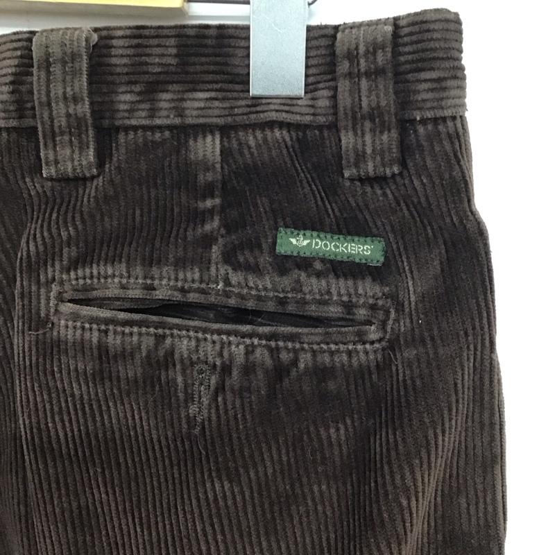 ドッカーズ DOCKERS パンツ ワークパンツ、ペインターパンツ コーデュロイパンツ ワイドパンツ カジュアルパンツ 無地 茶 / ブラウン / メンズ USED 古着 中古 10132099