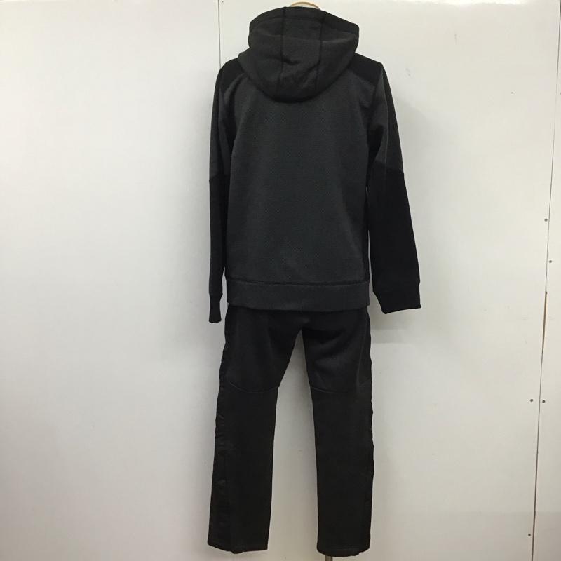 ナイキ NIKE セットアップ セットアップ 629522-010 トレーニングウェア パーカー パンツ THERMA-FIT M ロゴ、文字 黒 / ブラック / X ダークグレー / ダークグレー / メンズ USED 古着 中古 10133467
