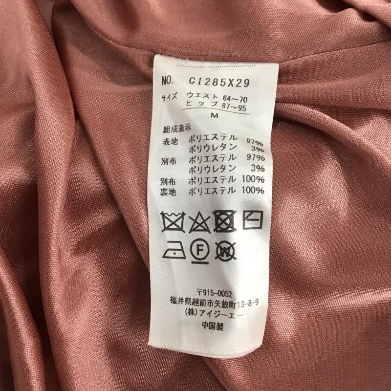 アクシーズファム axes femme スカート ひざ丈スカート M 無地 X チェック 桃 / ピンク / レディース USED 古着 中古 10131918