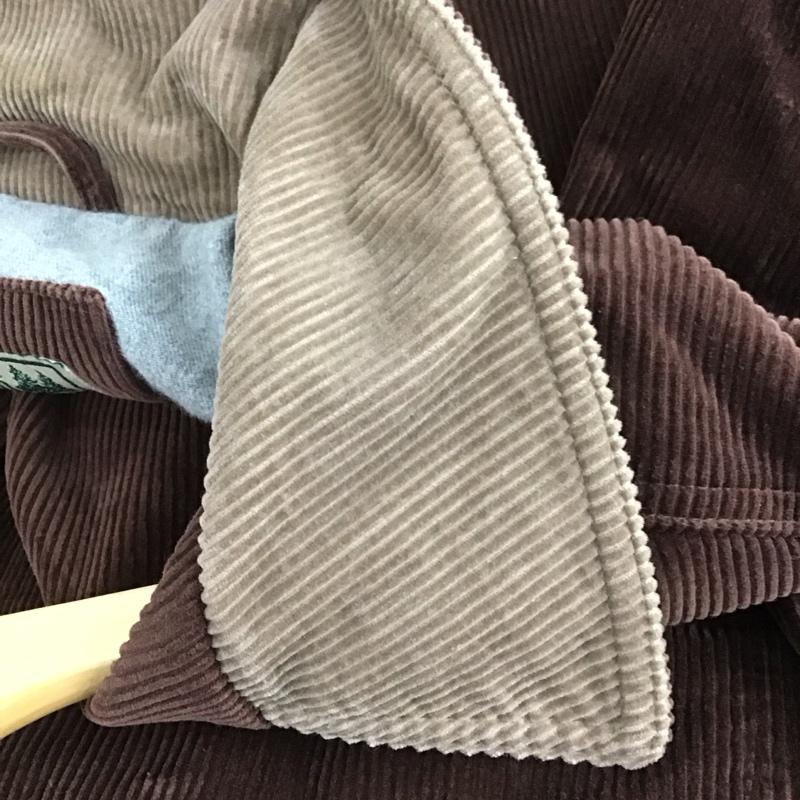 エルエルビーン L.L.Bean ジャケット、上着 ジャケット、ブレザー DFKA6 コーデュロイ 00s ハンティングジャケット XL 無地 ダークブラウン / ダークブラウン / X ベージュ / ベージュ / レディース USED 古着 中古 10107555