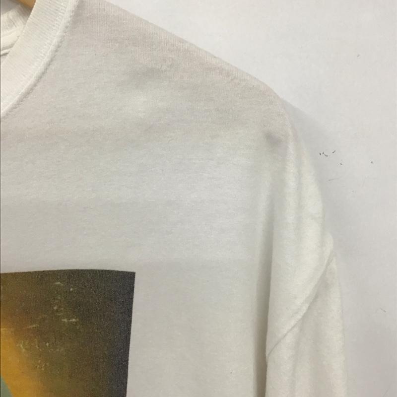 タイトブースプロダクション TIGHTBOOTH PRODUCTION Tシャツ 半袖 半袖カットソー プリントTシャツ クルーネックカットソー L プリント 白 / ホワイト / メンズ USED 古着 中古 10136863