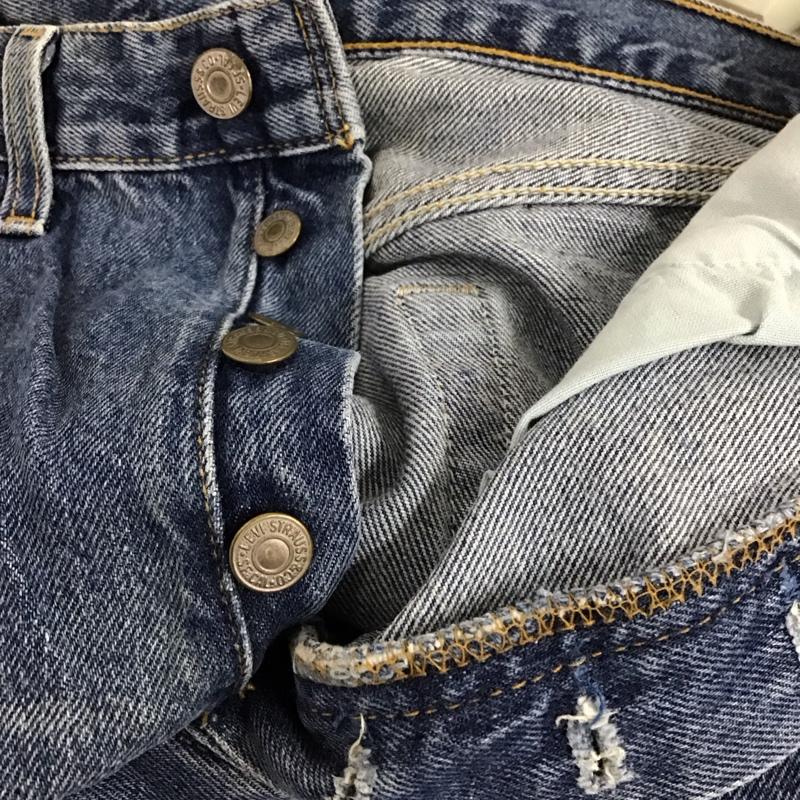 リーバイス・ビンテージ・クロージング LEVI S VINTAGE CLOTHING パンツ デニム、ジーンズ デニムパンツ ワイドパンツ カジュアルパンツ 32インチ 無地 インディゴ / インディゴ / メンズ USED 古着 中古 10130938
