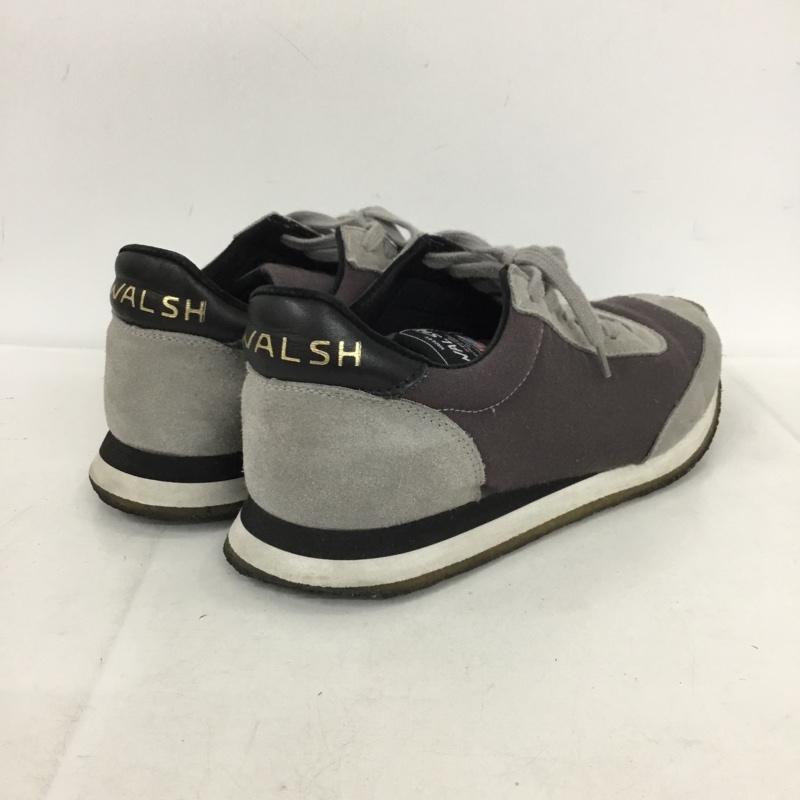 ウォルシュ WALSH スニーカー スニーカー MADE IN UK ロゴ、文字 灰 / グレー / X ダークグレー / ダークグレー / メンズ USED 古着 中古 10136687
