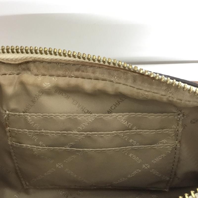 マイケルコース MICHAEL KORS ショルダーバッグ ショルダーバッグ 35S9GI7M1B ロゴ 総柄 白 / ホワイト / X 茶 / ブラウン / レディース USED 古着 中古 10125415
