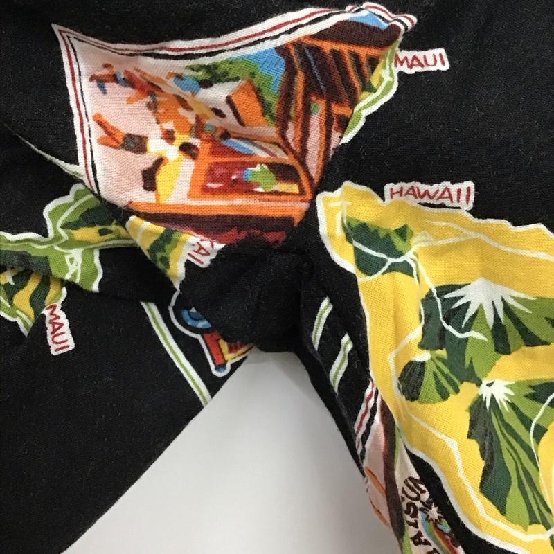 ゴーベアフット GOBAREFOOT パンツ ショートパンツ S 総柄 黒 / ブラック / メンズ USED 古着 中古 10130383