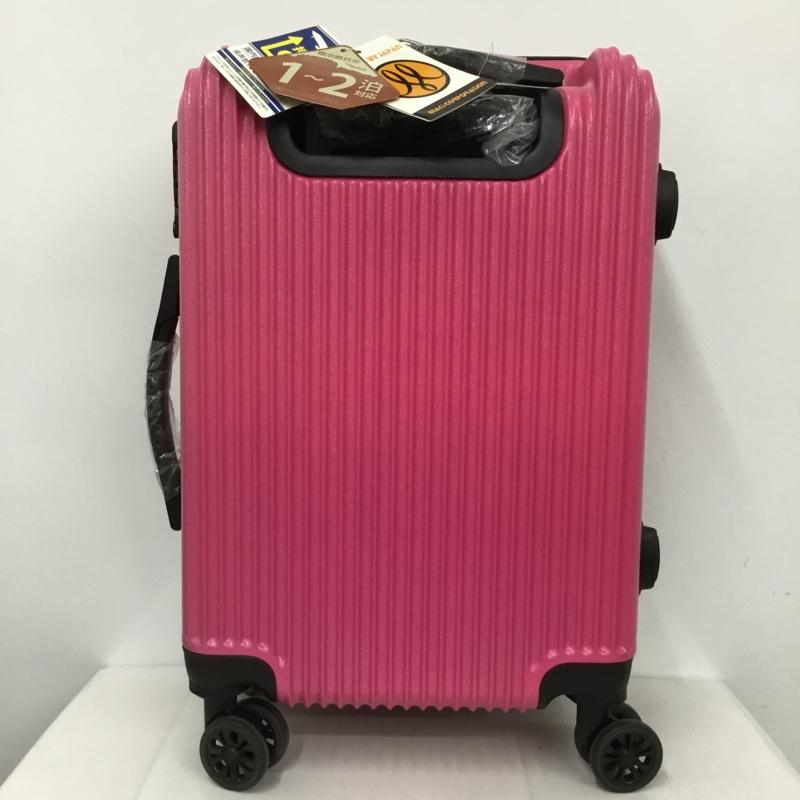 マキコーポレーション MAKI CORPORATION スーツケース、トランク スーツケース、トランク 5401-48 機内持込サイズ タグ付き キャリーケース 無地 桃 / ピンク / レディース USED 古着 中古 10131604