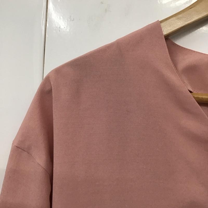 レプシィム LEPSIM カットソー 長袖 M 無地 桃 / ピンク / レディース USED 古着 中古 10131145