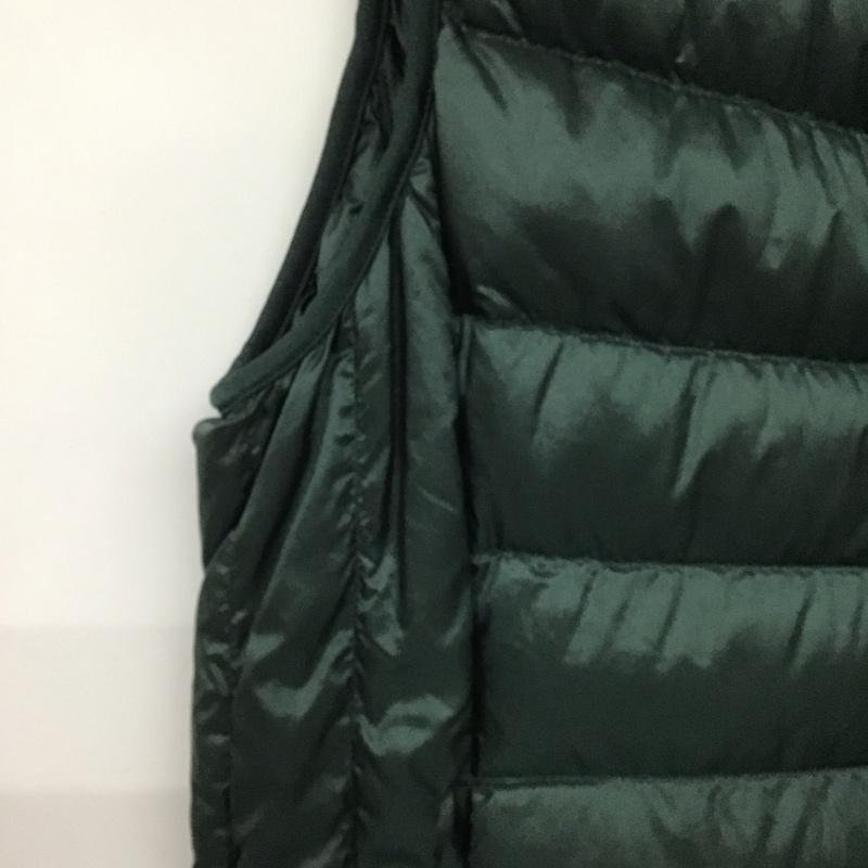 ユニクロ UNIQLO ベスト ベスト 211-127500 ウルトラライトダウンベスト ジップアップダウンベスト アウター XL 無地 緑 / グリーン / メンズ USED 古着 中古 10139744