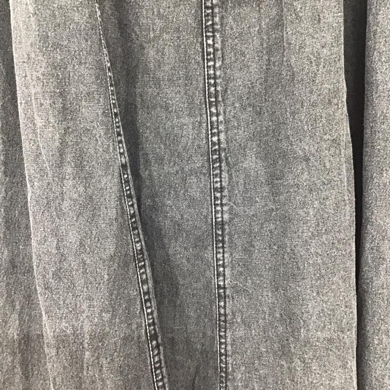 ニコアンド niko and... スカート ロングスカート L 無地 黒 / ブラック / レディース USED 古着 中古 10137169