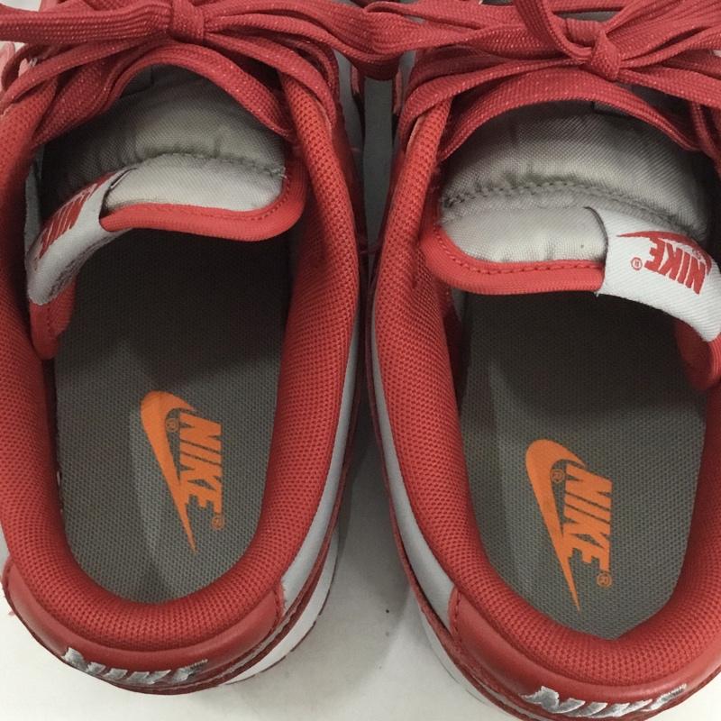 ナイキ NIKE スニーカー スニーカー DD1391-002 DUNK LOW RETRO 29cm 29.0cm ロゴ、文字 灰 / グレー / X 赤 / レッド / メンズ USED 古着 中古 10137997