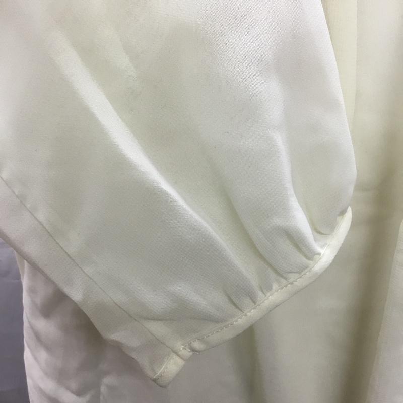 ミッシュマッシュ MISCH MASCH カットソー 七分袖 111-1865-33-83738 レース襟 M 無地 黄 / イエロー /  レディース USED 古着 中古 10107460