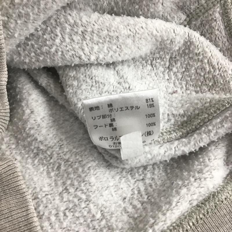 ポロバイラルフローレン Polo by RALPH LAUREN パーカー 長袖 ジップパーカー S 無地 灰 / グレー / メンズ USED 古着 中古 10142898