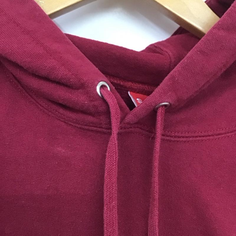 シュプリーム Supreme トレーナー 長袖 19ss TagLogoHoodedSweatshirtCardinal プルオーバーパーカー M ロゴ、文字 えんじ / ワインレッド /  メンズ USED 古着 中古 10129065