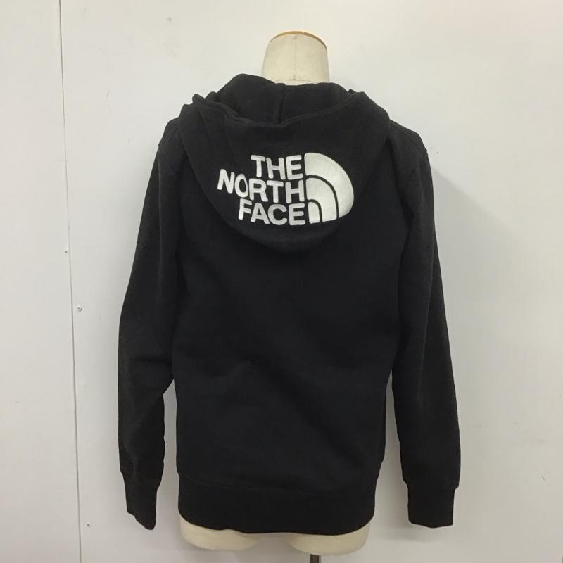 ザノースフェイス THE NORTH FACE パーカー 長袖 NT62130 ジップアップ フルジップ 裏起毛 M ロゴ、文字 黒 / ブラック / メンズ USED 古着 中古 10106849