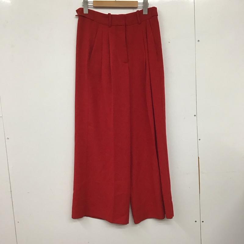 ザラ ZARA パンツ スラックス S 無地 赤 / レッド / レディース USED 古着 中古 10137774