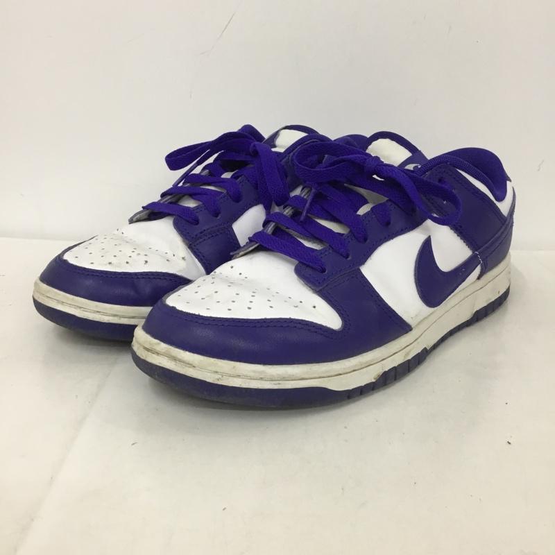 ナイキ NIKE スニーカー スニーカー DV0833-103 DUNK LOW RETRO 25.5cm ロゴ、文字 白 / ホワイト / X 青 / ブルー / メンズ USED 古着 中古 10136927