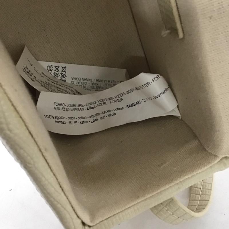 ザラ ZARA ハンドバッグ ハンドバッグ 6263 910 001 かごバッグ ショルダーバッグ 2WAY 無地 ベージュ / ベージュ / X アイボリー / アイボリー / レディース USED 古着 中古 10135273