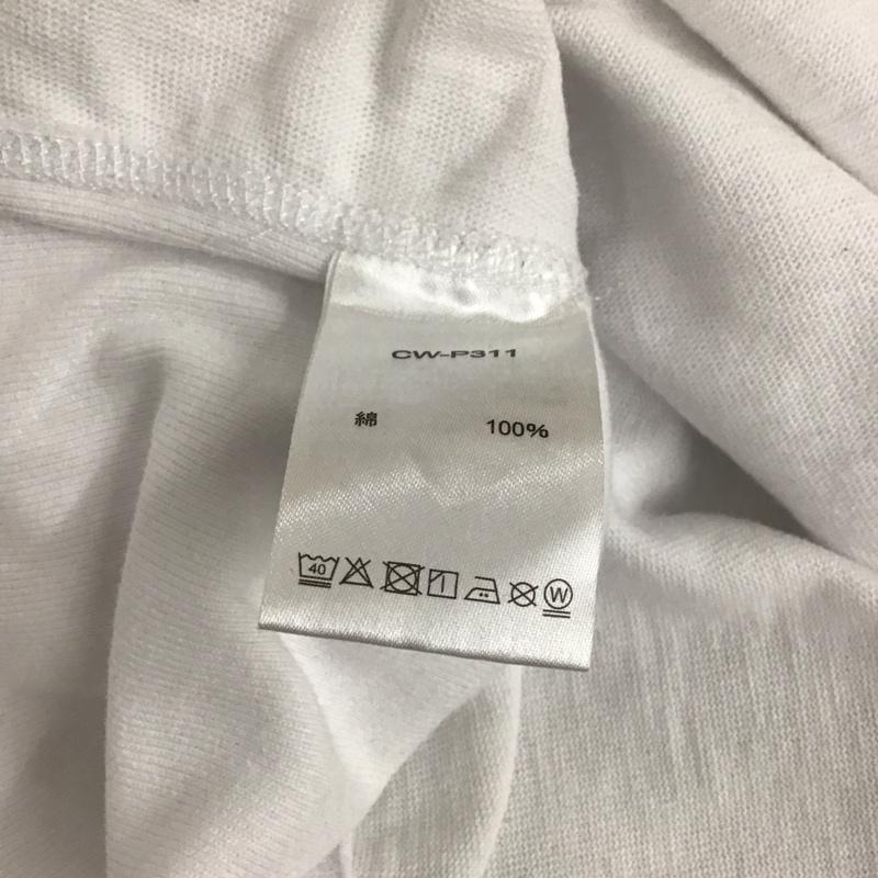 チャンピオン Champion ワンピース ひざ丈スカート CW-P311 REVERSE WEAVE 半袖 カットソー M ロゴ、文字 白 / ホワイト /  レディース USED 古着 中古 10113986