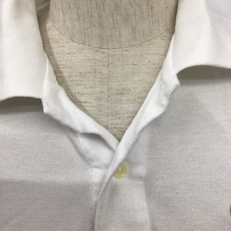 ラコステ LACOSTE ポロシャツ 半袖 LMC-783106216 ワニ 80年代 4 ワンポイント 白 / ホワイト / メンズ USED 古着 中古 10107643