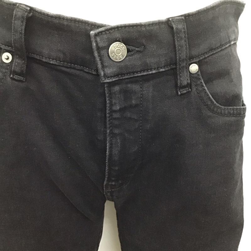 ボス BOSS パンツ デニム、ジーンズ デニムパンツ スリムパンツ ストレッチパンツ ジーンズ 32インチ 無地 黒 / ブラック /  メンズ USED 古着 中古 10124150