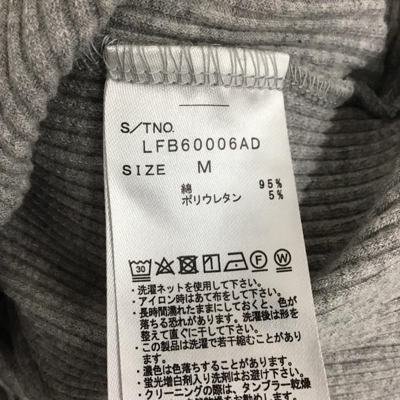 ローリーズファーム LOWRYS FARM カットソー 長袖 LFB60006AD LOWRYS FARM リブ メロー M 無地 灰 / グレー /  レディース USED 古着 中古 10109691