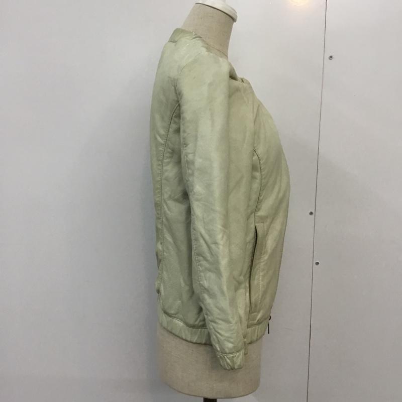 アメリカンラグシー AMERICAN RAG CIE ジャケット、上着 レザージャケット FREE 無地 オフホワイト / オフホワイト / レディース USED 古着 中古 10042261