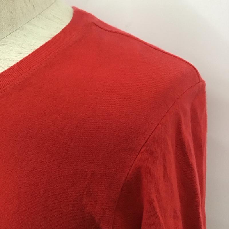 ナイキ NIKE Tシャツ 半袖 半袖カットソー プリントTシャツ クルーネックカットソー S プリント 赤 / レッド / メンズ USED 古着 中古 10107256