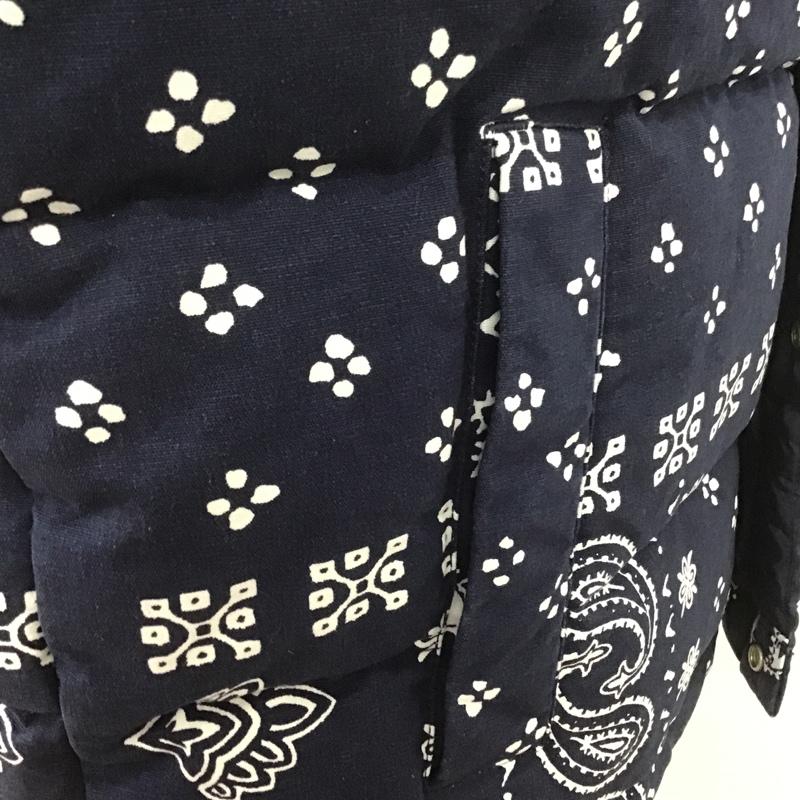 リーバイストラウスアンドコー Levi Strauss & co. ベスト ベスト ダウンベスト ノースリーブカットソー ベスト アウター L ペイズリー 紺 / ネイビー / メンズ USED 古着 中古 10106199