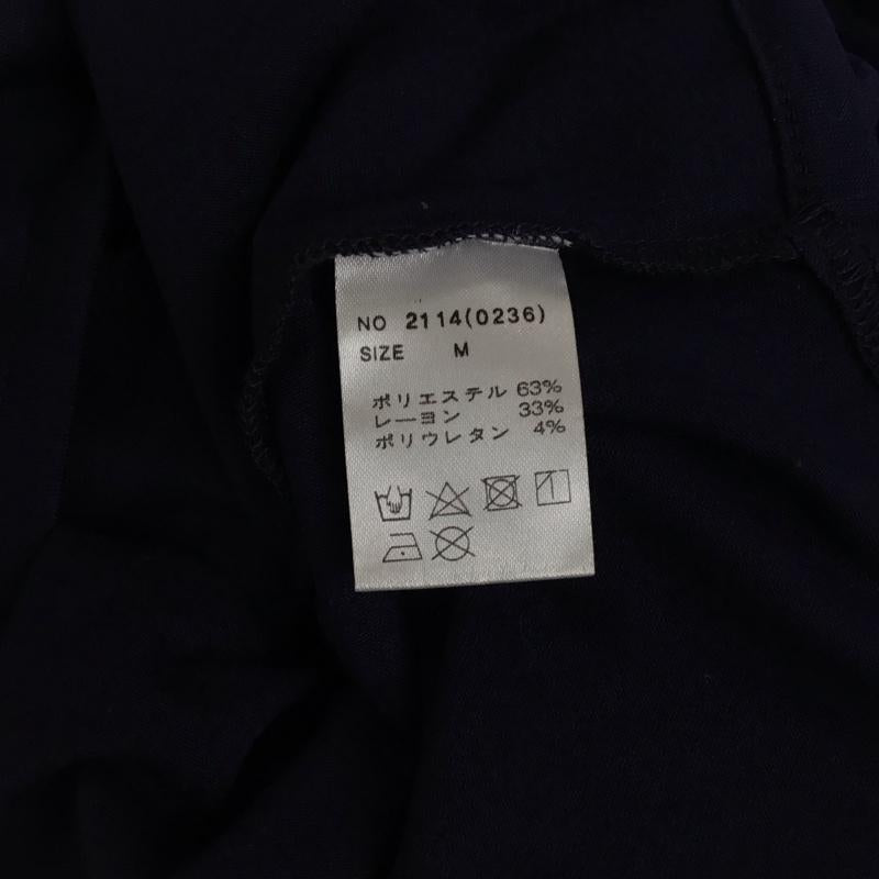 セシルマクビー CECIL McBEE カットソー 七分袖 M 無地 紺 / ネイビー /  レディース USED 古着 中古 10114011