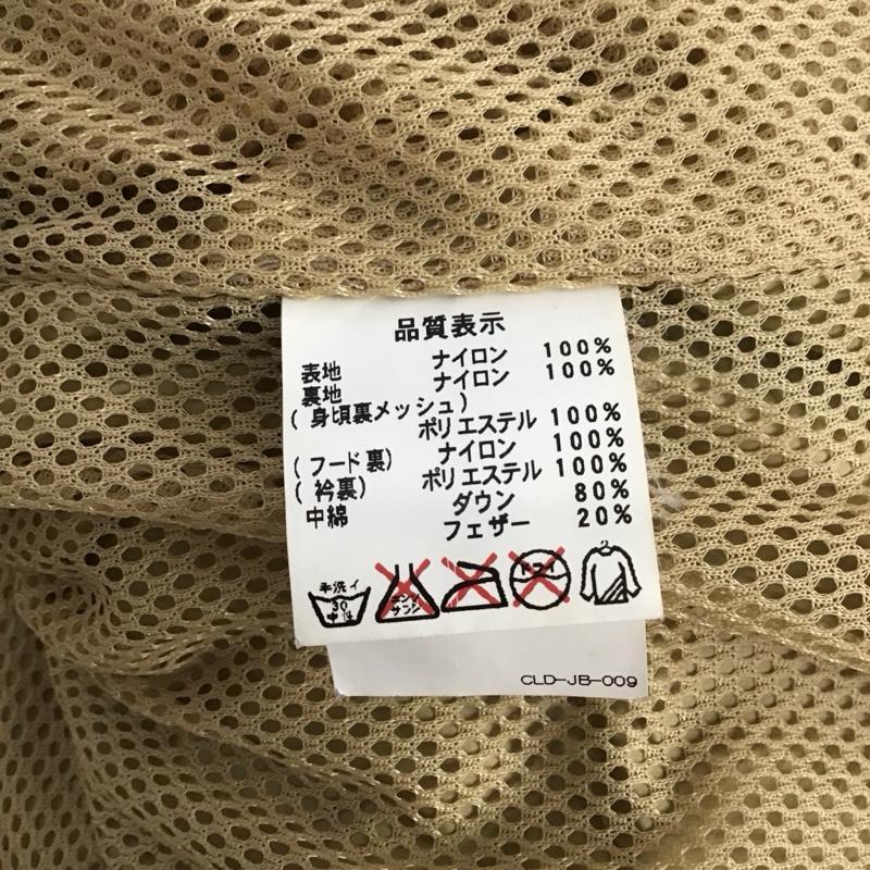 ジョンブル Johnbull ベスト ベスト 16010 ダウンベスト フード付き M ワンポイント 緑 / グリーン / X 茶 / ブラウン / メンズ USED 古着 中古 10123665