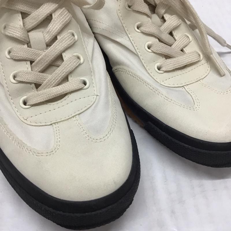 ザラ ZARA スニーカー スニーカー 5473 310 001 EU39 無地 アイボリー / アイボリー / X 黒 / ブラック / レディース USED 古着 中古 10119351