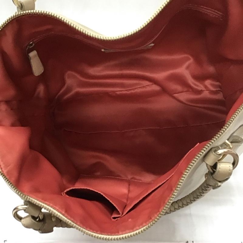 コーチ COACH ハンドバッグ ハンドバッグ G1073-16269 トートバッグ ロゴ、文字 ベージュ / ベージュ / レディース USED 古着 中古 10111770
