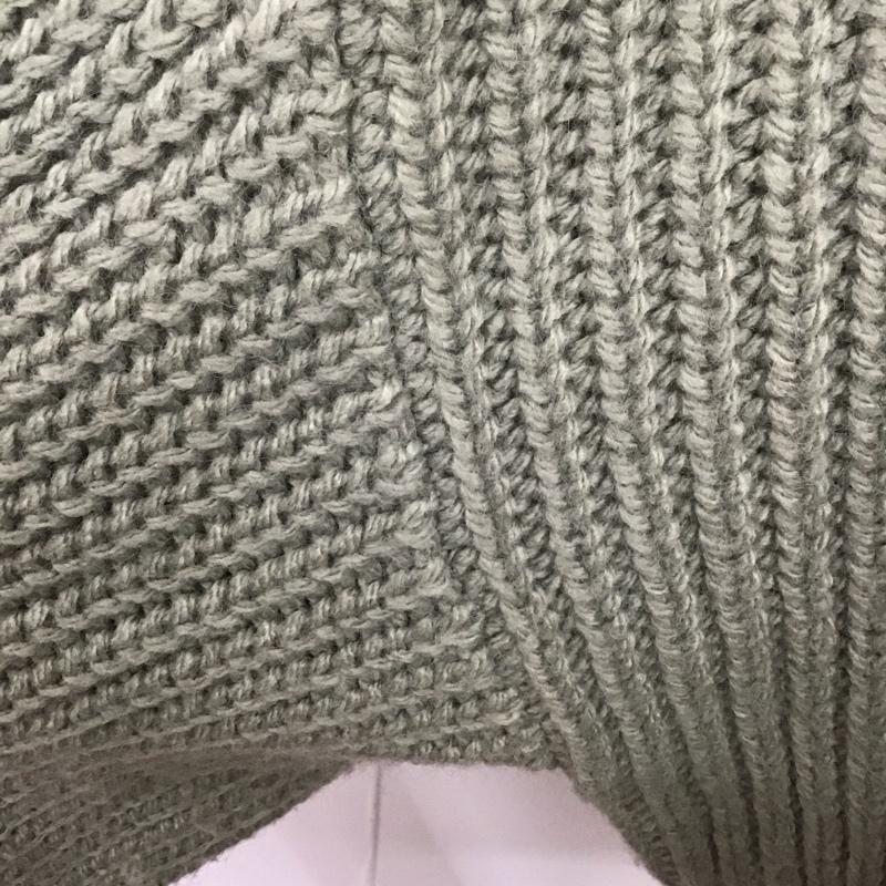 ザラ ZARA カーディガン 長袖 長袖カーディガン ニットカーデガン 前開き L 無地 カーキ / カーキ / レディース USED 古着 中古 10126912