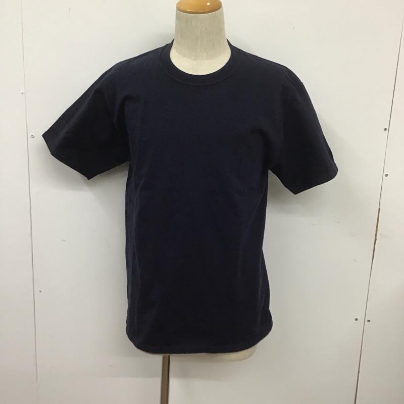 チャンピオン Champion Tシャツ 半袖 半袖カットソー 無地Tシャツ クルーネックカットソー M 無地 紺 / ネイビー / メンズ USED 古着 中古 10107534