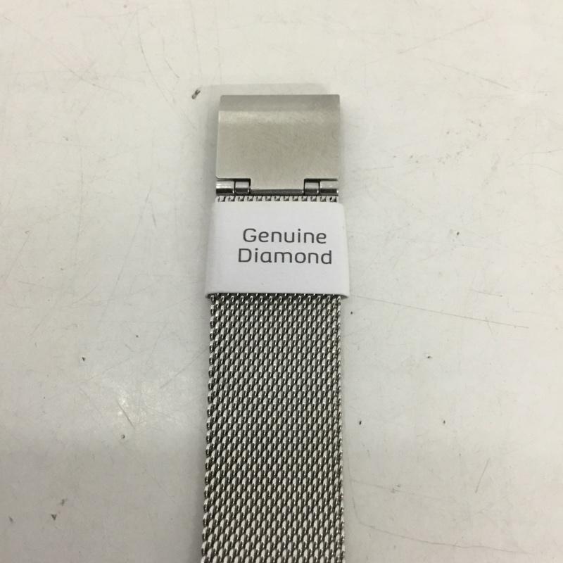スカーゲン SKAGEN 腕時計 アナログ(クォーツ式) SKW2738 ロゴ、文字 銀 / シルバー / X 紺 / ネイビー / レディース USED 古着 中古 10134888