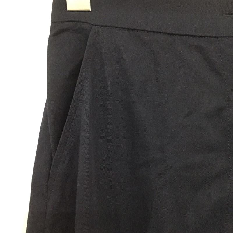 アールシーダブリュービー RCWB スカート ロングスカート 420BAK31-0100 ローフレアフロントボタンスカート S 無地 紺 / ネイビー /  レディース USED 古着 中古 10132880