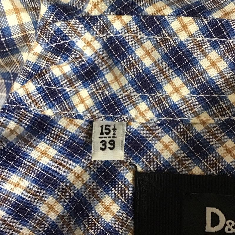ドルチェアンドガッバーナ DOLCE&GABBANA シャツ、ブラウス 長袖 長袖シャツ チェックシャツ カラーシャツ ボタンダウンシャツ チェック マルチカラー / マルチカラー / メンズ USED 古着 中古 10127742