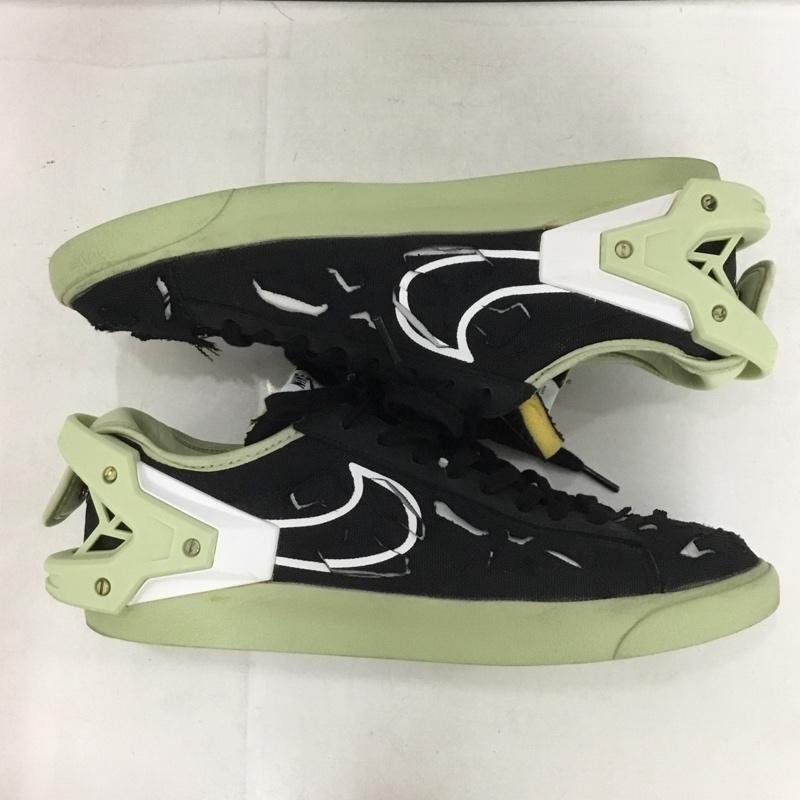 ナイキ NIKE スニーカー スニーカー DO9373-001 BLAZER LOW ACRNM 28.5cm 箱有 28.5cm ロゴ、文字 黒 / ブラック / X 薄緑 / ライトグリーン / メンズ USED 古着 中古 10137373