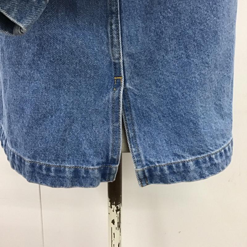 ビューティアンドユース BEAUTY&YOUTH シャツ、ブラウス 半袖 1611-105-2325 デニムシャツ M 無地 青 / ブルー / レディース USED 古着 中古 10120236