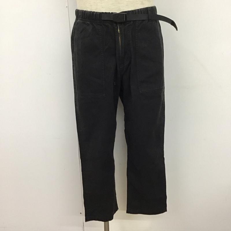 グラミチ GRAMICCI パンツ ワークパンツ、ペインターパンツ gup-18f010 ルーズテーパードパンツ ワイドパンツ カジュアルパンツ S 無地 黒 / ブラック /  メンズ USED 古着 中古 10124897