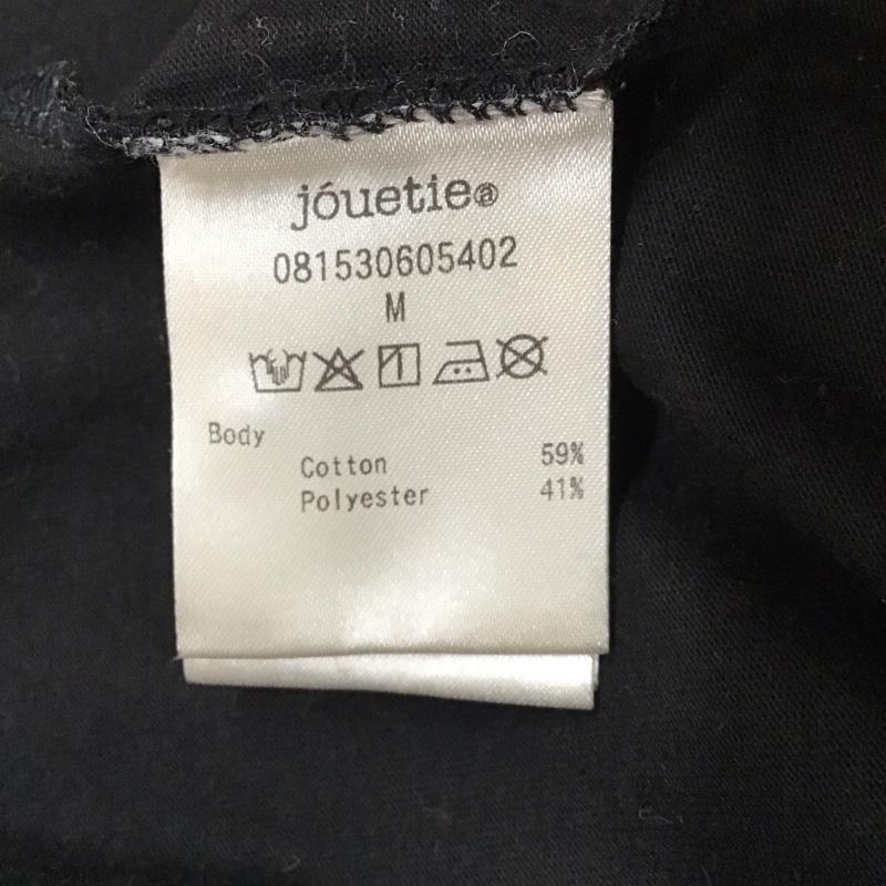 ジュエティ jouetie Tシャツ 半袖 M ロゴ、文字 黒 / ブラック / レディース USED 古着 中古 10116943