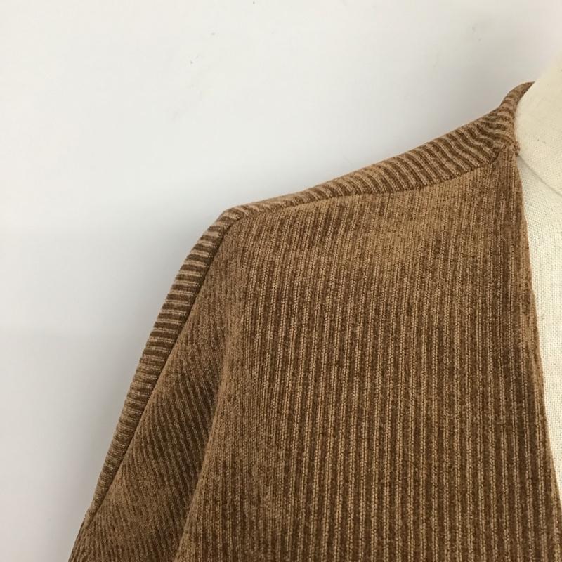 マジェスティックレゴン MAJESTIC LEGON カーディガン 長袖 FREE 無地 茶 / ブラウン / レディース USED 古着 中古 10106436