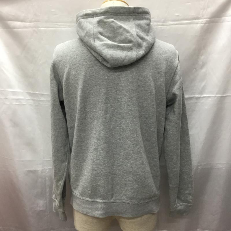 ナイキ NIKE パーカー 長袖 ジップアップパーカー 長袖パーカー フード付きパーカー スポーツウェア M プリント 灰 / グレー / メンズ USED 古着 中古 10108243