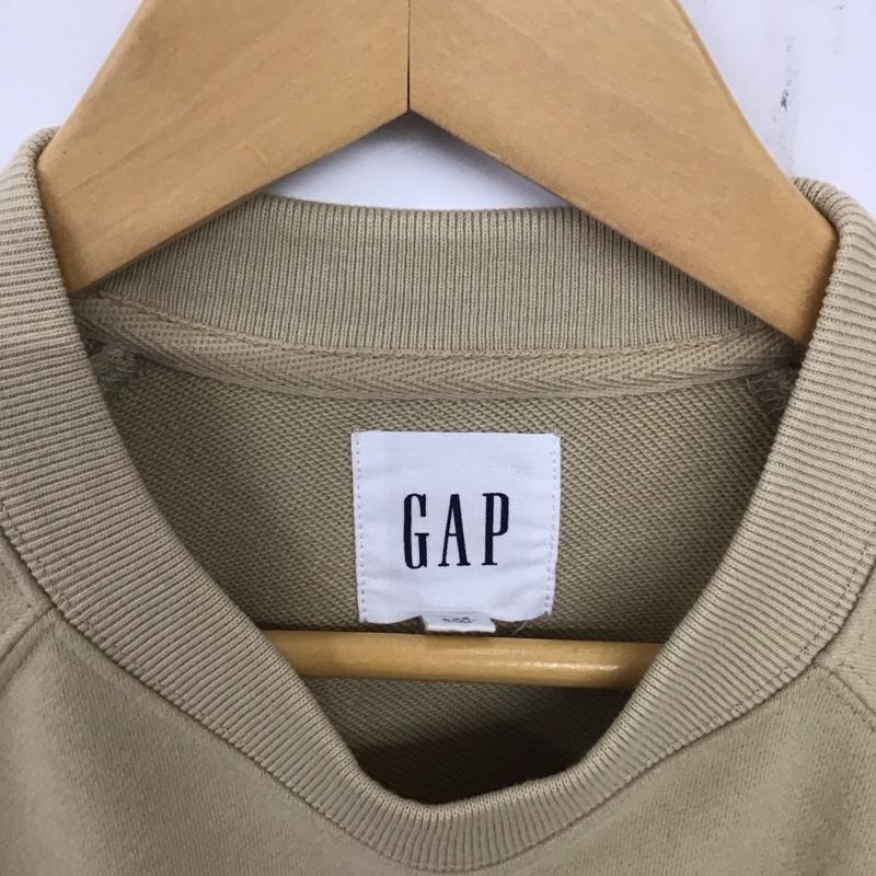 ギャップ GAP トレーナー 半袖 XXS 無地 ベージュ / ベージュ / メンズ USED 古着 中古 10134212