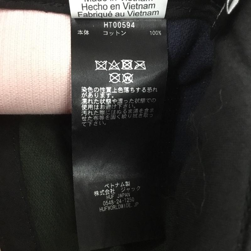 ハフ HUF 帽子 キャップ HT00594 コーデュロイ 6パネル ロゴ、文字 緑 / グリーン / X 紺 / ネイビー / X 桃 / ピンク / メンズ USED 古着 中古 10132582